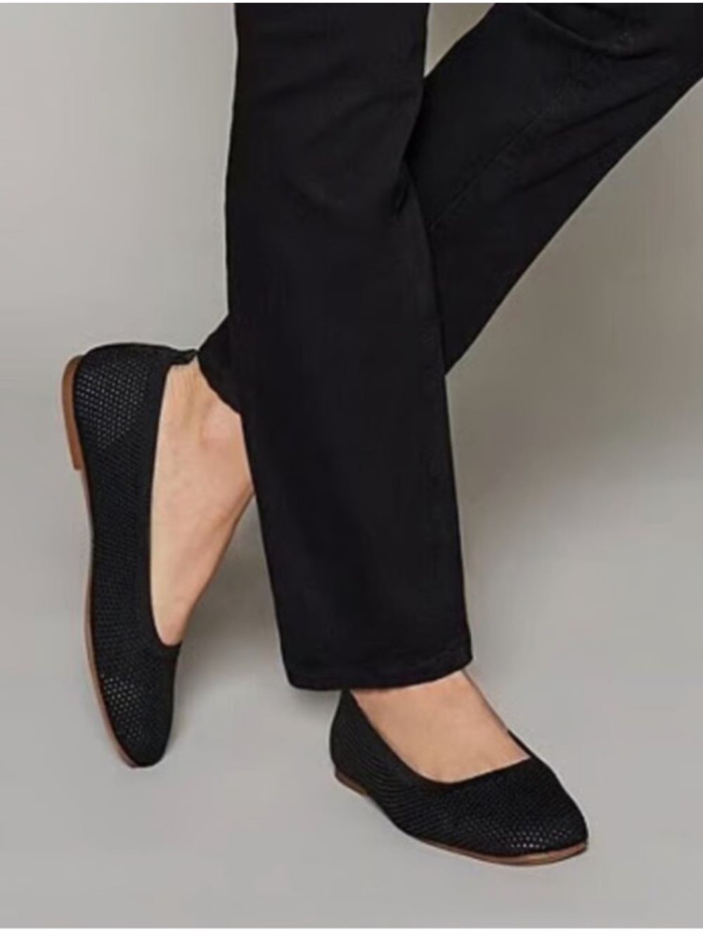 Lucky Brand Daneric Woven Square Toe Slip On Washable Ballet Flat Size 11 NWT